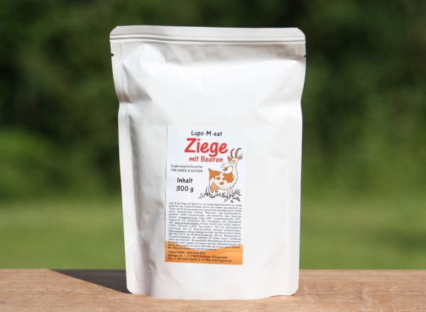 Frischebeutel Ziege mit Beeren 6x300g